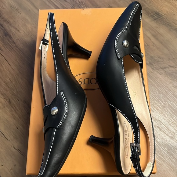 Tod’s Novak Chanel Decoupage slingback black - Picture 3 of 11